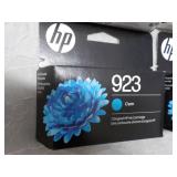 4 HP 923 Cyon Ink Cartridges... 4 HP 923 Cyon Ink Cartridges...