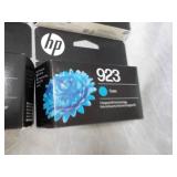 4 HP 923 Cyon Ink Cartridges... 4 HP 923 Cyon Ink Cartridges...