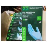 Case of 1000 Blue Nitrile Groves si... Case of 1000 Blue Nitrile Groves si...