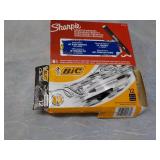 Sharpie and Bic Markers and Pens... Sharpie and Bic Markers and Pens...