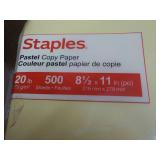 Staples Yellow 5000 Sheets 8 1/2 x ... Staples Yellow 5000 Sheets 8 1/2 x ...