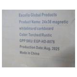 36 x 24' Wood Framed Cork Bulletin ... 36 x 24' Wood Framed Cork Bulletin ...