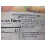 Neon Sour Butterflies Candy... Neon Sour Butterflies Candy...