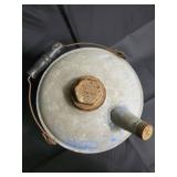 Your Own Vintage Metal Oil Can with Side Spout - Blue Label Your Own Vintage Metal Oil Can with Side Spout - Blue Label