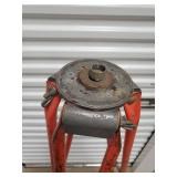 Survey Tripod - Orange Metal with 1/4-20 Mount and Ground Spikes Survey Tripod - Orange Metal with 1/4-20 Mount and Ground Spikes