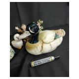 Ceramic Duck Figurines (Lot of 8) - Decorative Bird & Floral Accessories Ceramic Duck Figurines (Lot of 8) - Decorative Bird & Floral Accessories