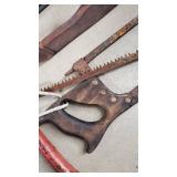 Frame Saw & Hacksaw - Vintage Rusty Tools Lot Frame Saw & Hacksaw - Vintage Rusty Tools Lot