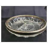 Crystal Cut Glass 6-Piece Dessert Set: Pedestal Compote, Lidded Sugar Jar, Bowls Crystal Cut Glass 6-Piece Dessert Set: Pedestal Compote, Lidded Sugar Jar, Bowls