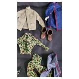 Vintage G.I. Joe Action Figure Lot with Army Manual, Gear & Clothing Vintage G.I. Joe Action Figure Lot with Army Manual, Gear & Clothing