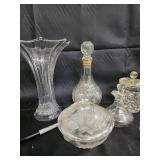 Crystal Glassware Collection - Candlesticks, Decanters, Vases & More Crystal Glassware Collection - Candlesticks, Decanters, Vases & More