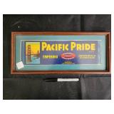 Pacific Pride Travel Poster - Framed Vintage Print Pacific Pride Travel Poster - Framed Vintage Print
