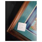 Pacific Pride Travel Poster - Framed Vintage Print Pacific Pride Travel Poster - Framed Vintage Print