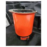 Red Toaster, White Iron, Orange Hot Pot, Beige Kitchen Tool (Lot of 4) Red Toaster, White Iron, Orange Hot Pot, Beige Kitchen Tool (Lot of 4)