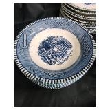 Blue Willow-Style Transferware Dinnerware Set - Assorted Plates & Accessories Blue Willow-Style Transferware Dinnerware Set - Assorted Plates & Accessories