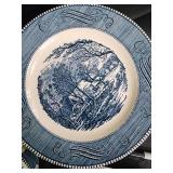Blue Willow-Style Transferware Dinnerware Set - Assorted Plates & Accessories Blue Willow-Style Transferware Dinnerware Set - Assorted Plates & Accessories