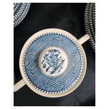 Blue Willow-Style Transferware Dinnerware Set - Assorted Plates & Accessories Blue Willow-Style Transferware Dinnerware Set - Assorted Plates & Accessories