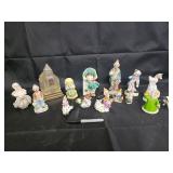 Royal Copley Vintage Ceramic Figurines - Nativity, Clown, Hammond, Indiana Souvenir Royal Copley Vintage Ceramic Figurines - Nativity, Clown, Hammond, Indiana Souvenir