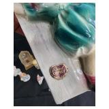 Royal Copley Vintage Ceramic Figurines - Nativity, Clown, Hammond, Indiana Souvenir Royal Copley Vintage Ceramic Figurines - Nativity, Clown, Hammond, Indiana Souvenir