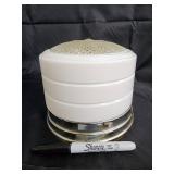 Hand-Painted Floral Glass Vases - Vintage Frosted Lamp- MCM Light fixture Hand-Painted Floral Glass Vases - Vintage Frosted Lamp- MCM Light fixture