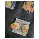 MODWARD Two-Disc Earrings on Card, Medjugorje Pendant & Assorted Jewelry MODWARD Two-Disc Earrings on Card, Medjugorje Pendant & Assorted Jewelry