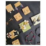 MODWARD Two-Disc Earrings on Card, Medjugorje Pendant & Assorted Jewelry MODWARD Two-Disc Earrings on Card, Medjugorje Pendant & Assorted Jewelry