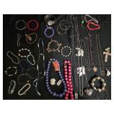 Costume Jewelry Assortment - Beads, Bracelets, Necklaces & Charms Costume Jewelry Assortment - Beads, Bracelets, Necklaces & Charms