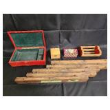 Grade Measuring Device - Wooden Rails & Vintage Boxes Grade Measuring Device - Wooden Rails & Vintage Boxes