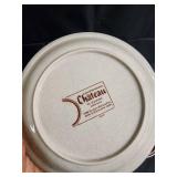 Chateau Hand-Painted Stoneware Dinnerware Set, Japan - Plates, Mugs, Creamer, Sugar Jars, Cake Dome Chateau Hand-Painted Stoneware Dinnerware Set, Japan - Plates, Mugs, Creamer, Sugar Jars, Cake Dome