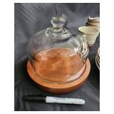 Chateau Hand-Painted Stoneware Dinnerware Set, Japan - Plates, Mugs, Creamer, Sugar Jars, Cake Dome Chateau Hand-Painted Stoneware Dinnerware Set, Japan - Plates, Mugs, Creamer, Sugar Jars, Cake Dome