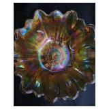 Vintage Floral China & Carnival Glass Collection - Germany Marked & Iridescent Pieces Vintage Floral China & Carnival Glass Collection - Germany Marked & Iridescent Pieces