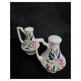 Shofu China Occupied Japan Floral Plates, Hawaii Souvenir Plates, Creamers & Filigree Center Dish Shofu China Occupied Japan Floral Plates, Hawaii Souvenir Plates, Creamers & Filigree Center Dish