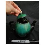 Made in Japan Ceramic Vase Set - Celadon Blue Vases (3) & Brown Floral Teapot & Green Teapot Made in Japan Ceramic Vase Set - Celadon Blue Vases (3) & Brown Floral Teapot & Green Teapot