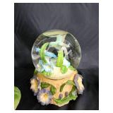 Assorted Porcelain Figurines & Ornaments - Snow Globe, Birthday Bell, Lantern, Garden Decor Assorted Porcelain Figurines & Ornaments - Snow Globe, Birthday Bell, Lantern, Garden Decor
