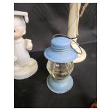 Assorted Porcelain Figurines & Ornaments - Snow Globe, Birthday Bell, Lantern, Garden Decor Assorted Porcelain Figurines & Ornaments - Snow Globe, Birthday Bell, Lantern, Garden Decor