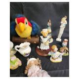 Assorted Ceramic Figurines, Snow Globe & Porcelain Keepsakes - Vintage Collectibles Assorted Ceramic Figurines, Snow Globe & Porcelain Keepsakes - Vintage Collectibles