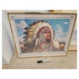 Richard Rippel Native American Chief - Limited Edition Print 79/1000 Richard Rippel Native American Chief - Limited Edition Print 79/1000