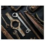 Vintage Rusty Hand Tools Collection - Wrenches, Pliers, Drill Bits & More Vintage Rusty Hand Tools Collection - Wrenches, Pliers, Drill Bits & More