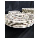 Copeland Spode Florence Dinnerware Set - Plates, Creamer, Gravy Boat, Salt & Pepper Shakers Copeland Spode Florence Dinnerware Set - Plates, Creamer, Gravy Boat, Salt & Pepper Shakers