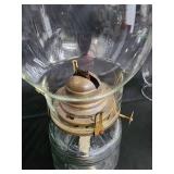 Glass Hurricane Oil Lamps (Lot of 4) Glass Hurricane Oil Lamps (Lot of 4)