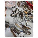 Copper Bakeware & Vintage Kitchen Gadgets - Cookie Cutters, Ladles, Sifters Copper Bakeware & Vintage Kitchen Gadgets - Cookie Cutters, Ladles, Sifters
