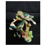 Roman Inc. Bird & Flower Ceramic Figurines - 3-Piece Set (1997) Roman Inc. Bird & Flower Ceramic Figurines - 3-Piece Set (1997)
