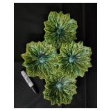 Roman Inc. Bird & Flower Ceramic Figurines - 3-Piece Set (1997) Roman Inc. Bird & Flower Ceramic Figurines - 3-Piece Set (1997)