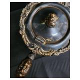 Richfield Plate Co Guadalupe Quadruple Plate Tea Set w/ Tray - USA 27198 Richfield Plate Co Guadalupe Quadruple Plate Tea Set w/ Tray - USA 27198