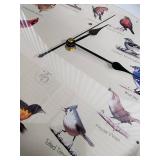 Bird Clock & Winter Landscape Print & Playing Cards Wall Art (Lot of 3) Bird Clock & Winter Landscape Print & Playing Cards Wall Art (Lot of 3)