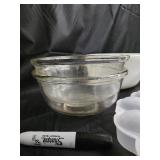 Corelle by Corning Microwaveable White Bowls & Royal Worcester Forget Me Not Fine Bone China Plate Corelle by Corning Microwaveable White Bowls & Royal Worcester Forget Me Not Fine Bone China Plate