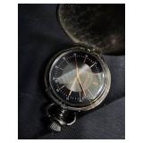 Vintage Pocket Watches & Jewelry Lot - Green Strap Watch, Locks, Necklace Vintage Pocket Watches & Jewelry Lot - Green Strap Watch, Locks, Necklace