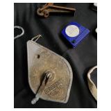 Vintage Tools & Hardware Lot in Landscape Architects Tote Vintage Tools & Hardware Lot in Landscape Architects Tote