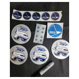 Boeing 757 Decals - Pratt & Whitney Logos (Lot of 4) Boeing 757 Decals - Pratt & Whitney Logos (Lot of 4)