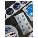 Boeing 757 Decals - Pratt & Whitney Logos (Lot of 4) Boeing 757 Decals - Pratt & Whitney Logos (Lot of 4)