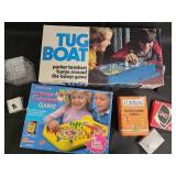 Vintage Board Game Collection: 2 Boxed Games, UNO Cards, & Accessories Vintage Board Game Collection: 2 Boxed Games, UNO Cards, & Accessories